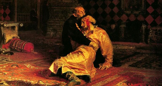 A Szörnyű Iván cár megölte a fiát?