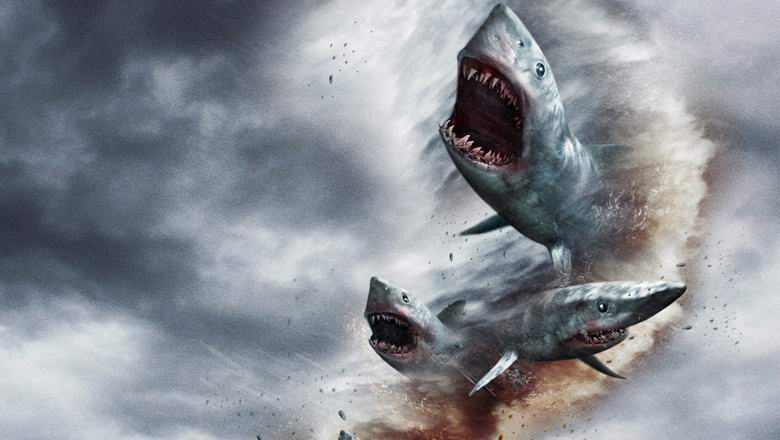 Az amerikaiak a tornádók által hozott cápák miatt félnek