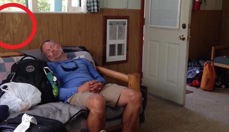 Az amerikai szokatlan illúziót vagy még valamit fényképezett