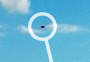 Egy amerikai fényképezett egy UFO-t az úton