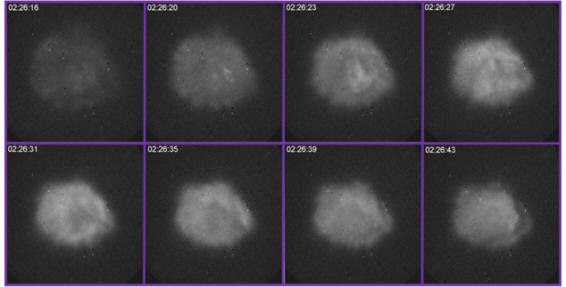 A 170 kilométer magasságban képződött plazmafelhő gömb alakú volt