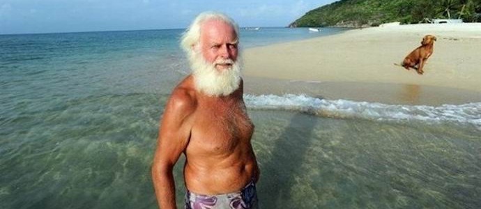 Az angol fél évszázad óta önként él egy sivatagi szigeten.