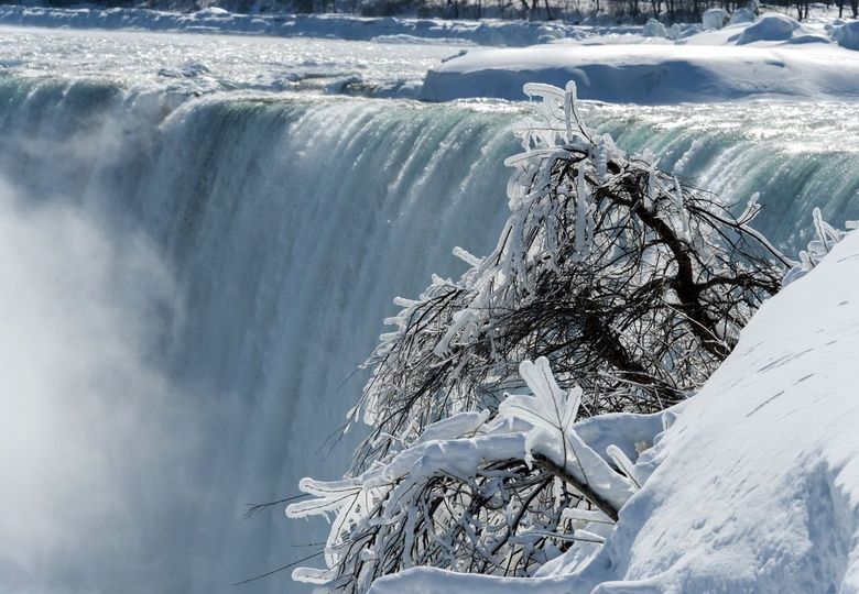 Az anomális hideg a Niagara-vízesést kecses illúzióvá változtatta