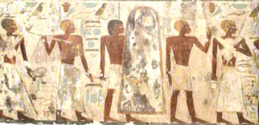 Szőke műholdak, Djehutihotpe sírjából, Deir al-Bersh, Közép-Királyság