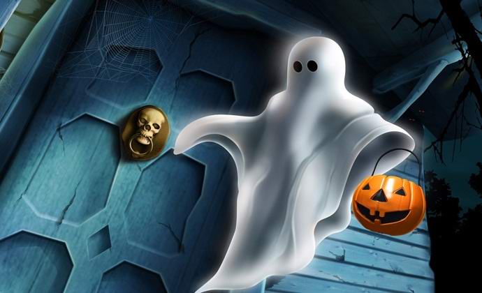 A fehér szellem az orosz üzlet közelében mászott