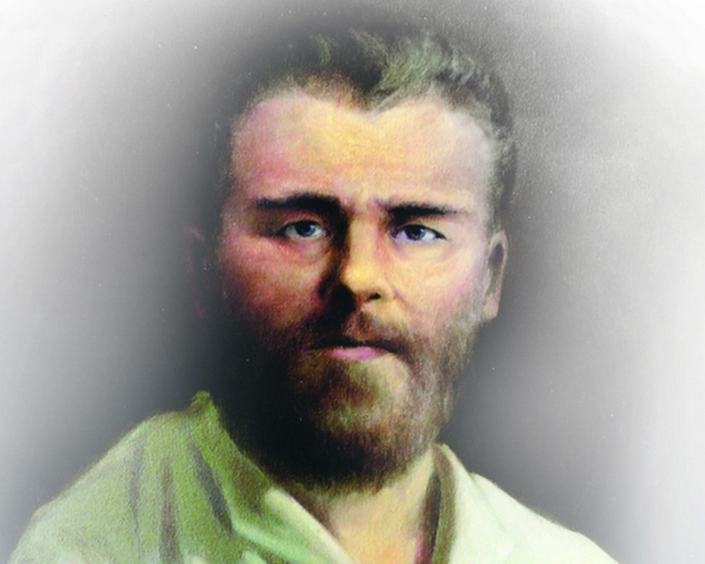 Kar nélküli és lábak nélküli orosz ikonfestő, Grigorij Zsuravlev