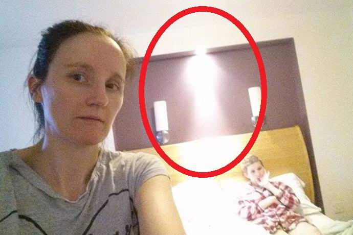 A brit fényképezett egy angyal ragyogó sziluettjét