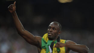 Usain Bolt jamaikai atléta. Archívum