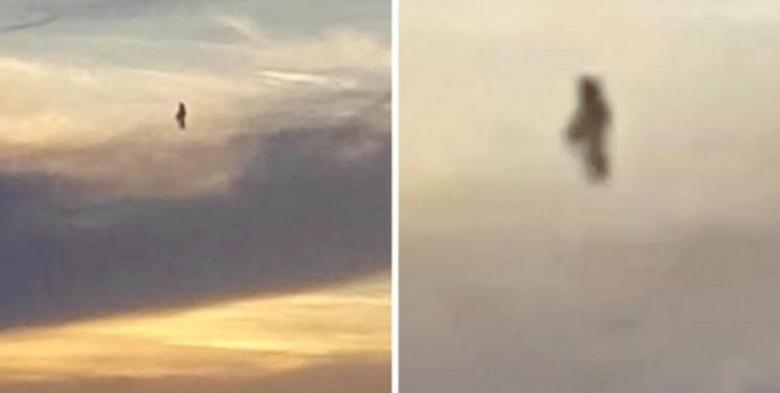 Fekete álló tárgy az égbolton Brazília