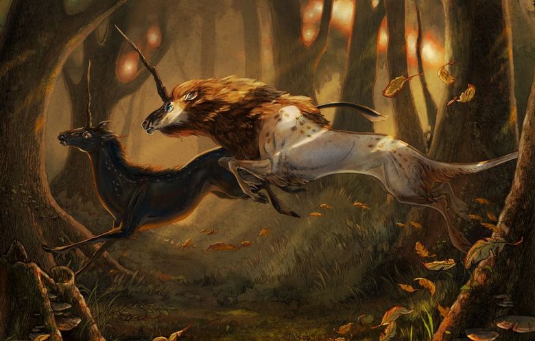 Qilin Kína csodálatos mitikus állata, amely boldogságot hoz.