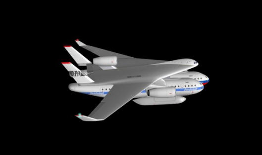 Clip-Air - egy repülőgép, amely kocsikat szállít az égen