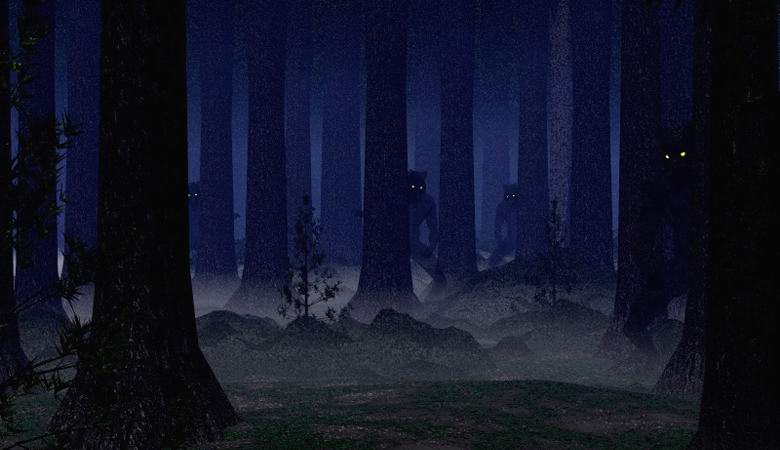 A dagesztáni vadász szörnyeteggel találkozott az éjszakai erdőben