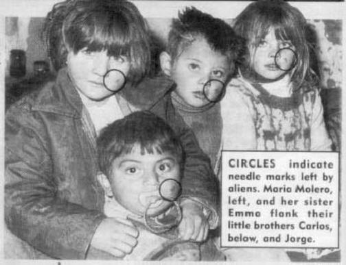 Argentínából származó gyermekek meglátogatták az UFO-t