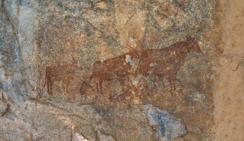 Az afrikai Tanzánia ősi lakói üstökösöket ábrázoltak a kövön