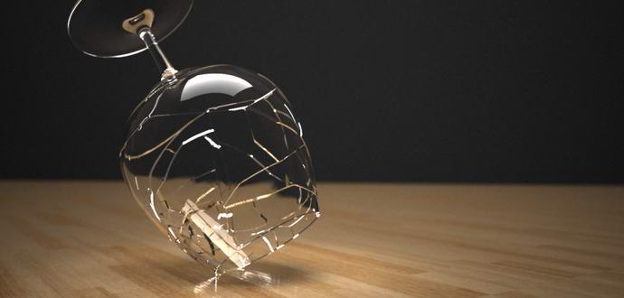 A szellem összetört egy pohárot egy seancia alatt