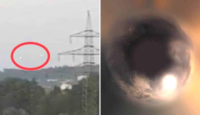 Két homályos világító tárgy