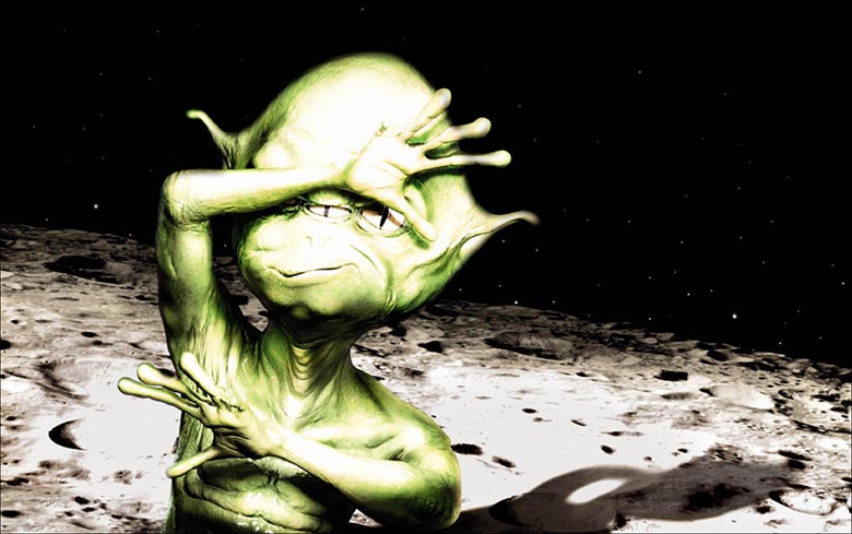 George Graham talált egy humanoidot és egy csillaghajót a hold felszínén