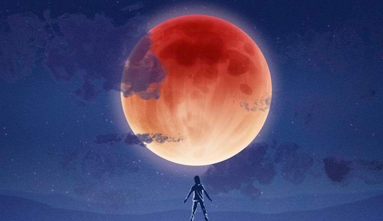 Egy rajongó lenyűgöző holdjelenséget rögzít