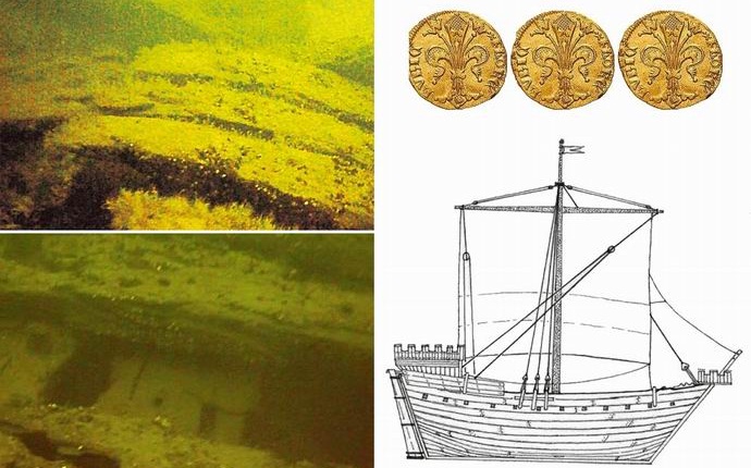 A finnek tizenötödik századi roncsot találtak aranyon