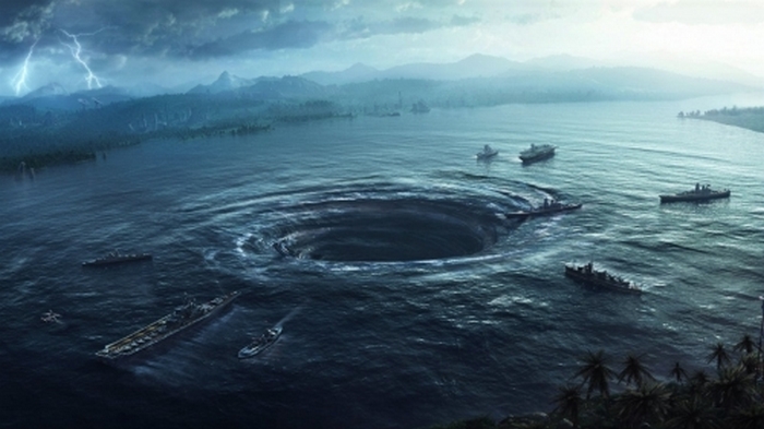 Egy hatalmas örvény pezsgővel ijedt turistákat