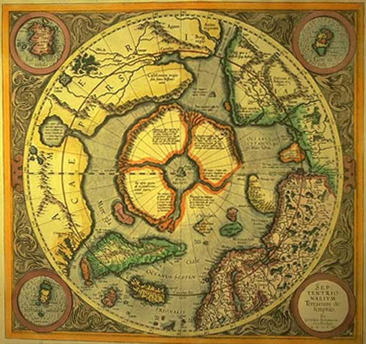 Hyperborea a térképen