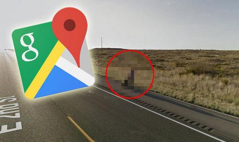 A Google Maps sivatagi úton fedez fel egy embert