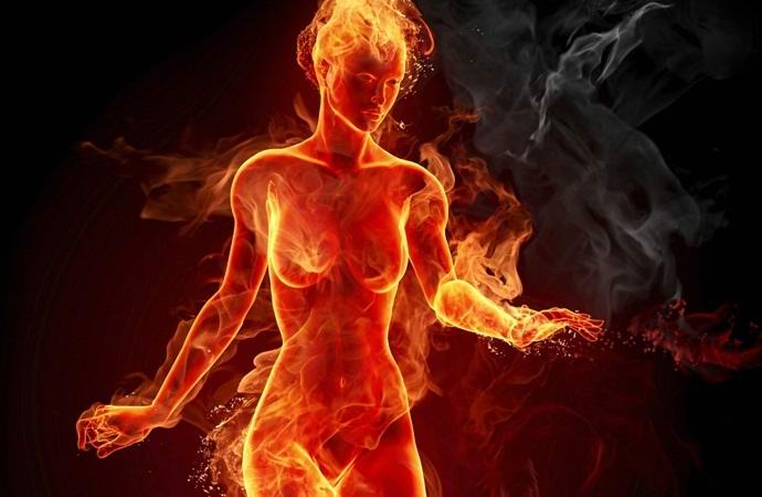 Egy égő boszorkány repült az égbe?