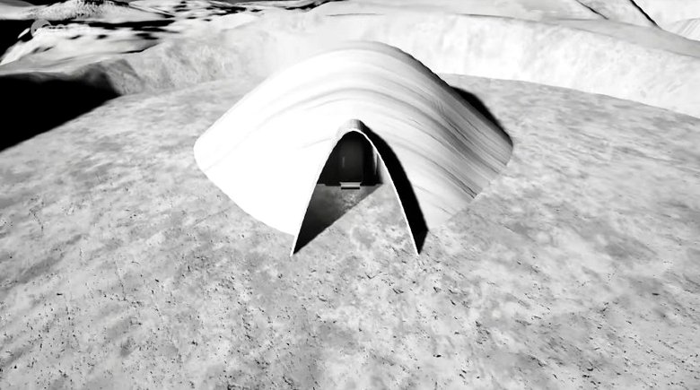 A görög hallgatói építészek a Hold alapjának szokatlan koncepcióját javasolták