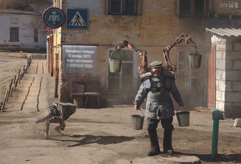 Jevgenyij Zubkov művész nagyon szokatlannak látja Oroszország jövőjét