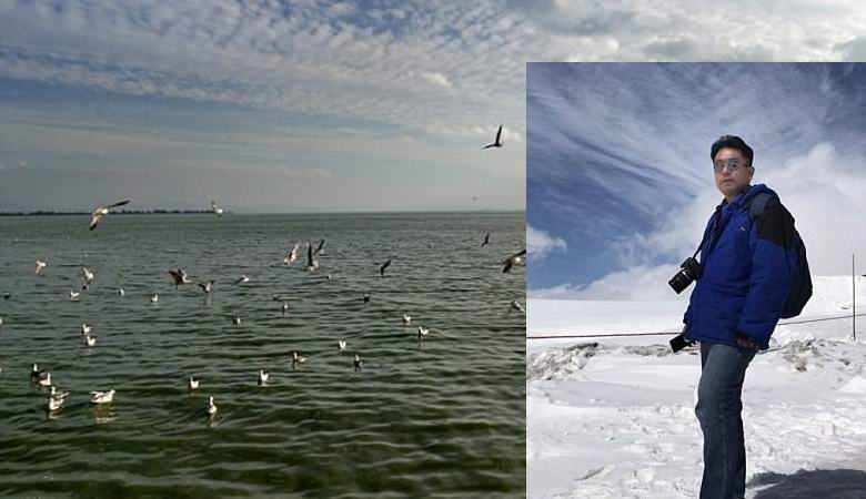 A kínai felszerelés formájában fényképezett egy UFO-t