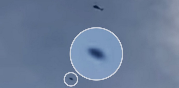 Repülő csészealj - helikopterek követése