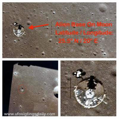  A NASA régi fotóiban felfedezett idegen hold-bázisok - Csodálatos részletek