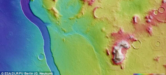 A domborzatnak megfelelően festett terep