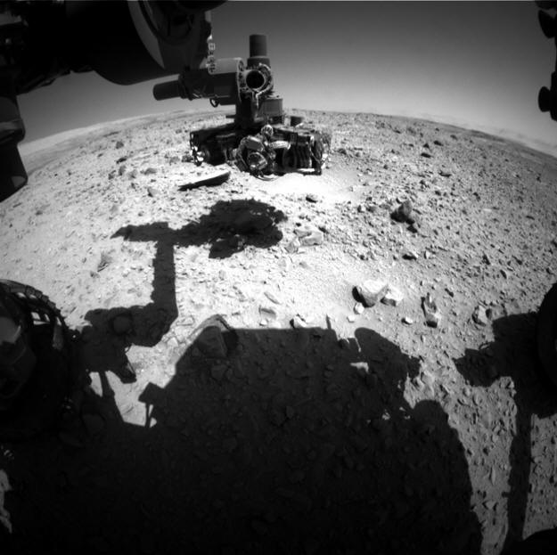 A képet néhány perccel az UFO megjelenése után készítették. Az égen nincs semmi.