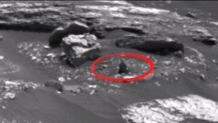 A humanoid meditálása a Marson