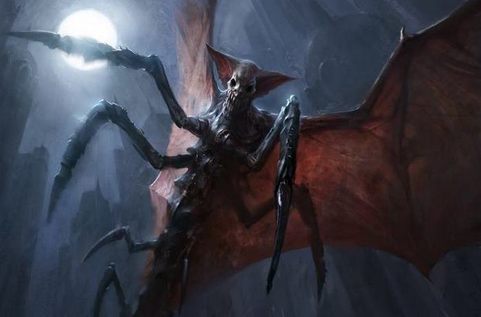 Misztikus szárnyas ember