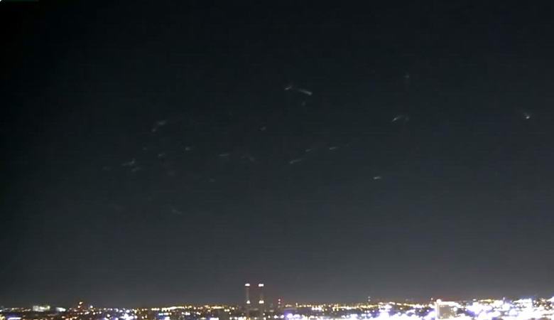 Sok fényt elfogtak Milwaukee felett