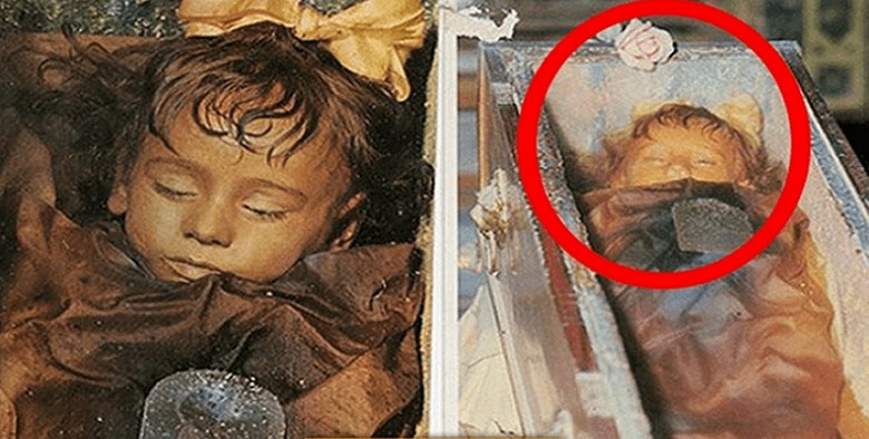 Egy mumifikált lány úgy néz ki, mint egy élő lány 97 évig.