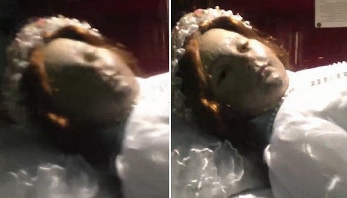 A lány múmia hirtelen kinyitotta a szemét