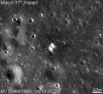 Új kráter nyílt meg a Holdon