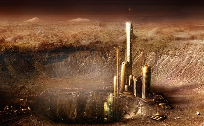 A Marson felfedezték egy ősi város romjait