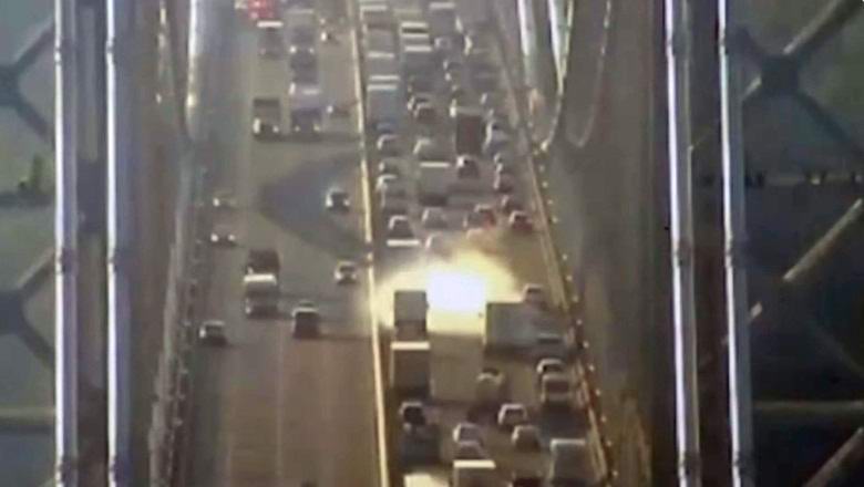 Titokzatos világító felhő jelent meg az Egyesült Államok hídján