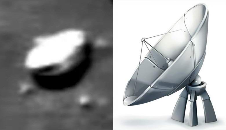 A hold képében észrevette