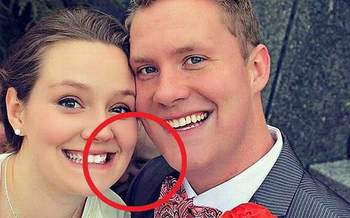 Egy szellemet elfogtak egy esküvői fotón