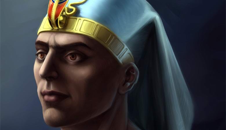 A videóban egy egyiptomi pap szelleme található