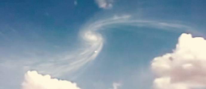 Egy feltűnő rendellenességet forgattunk Genf felett