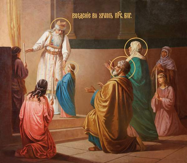 Népi előjelek és hagyományok december 4-re - Bevezetés a legszentebb Theotokos templomába 