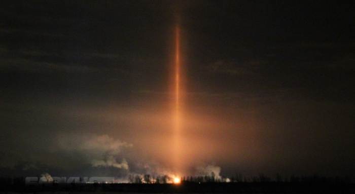 Mennyei ragyogás a Taganrog felett