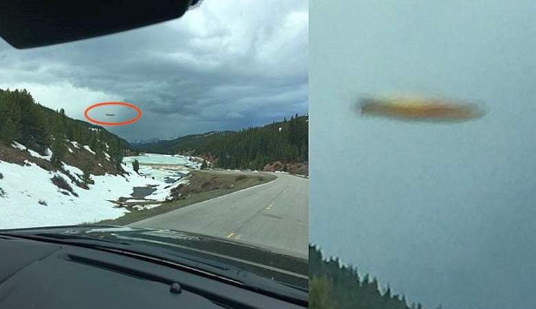 UFO az amerikai sípálya felett