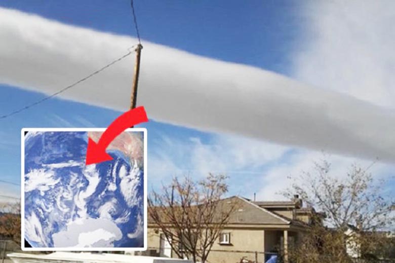 A felhők ismét nagyon furcsán viselkednek